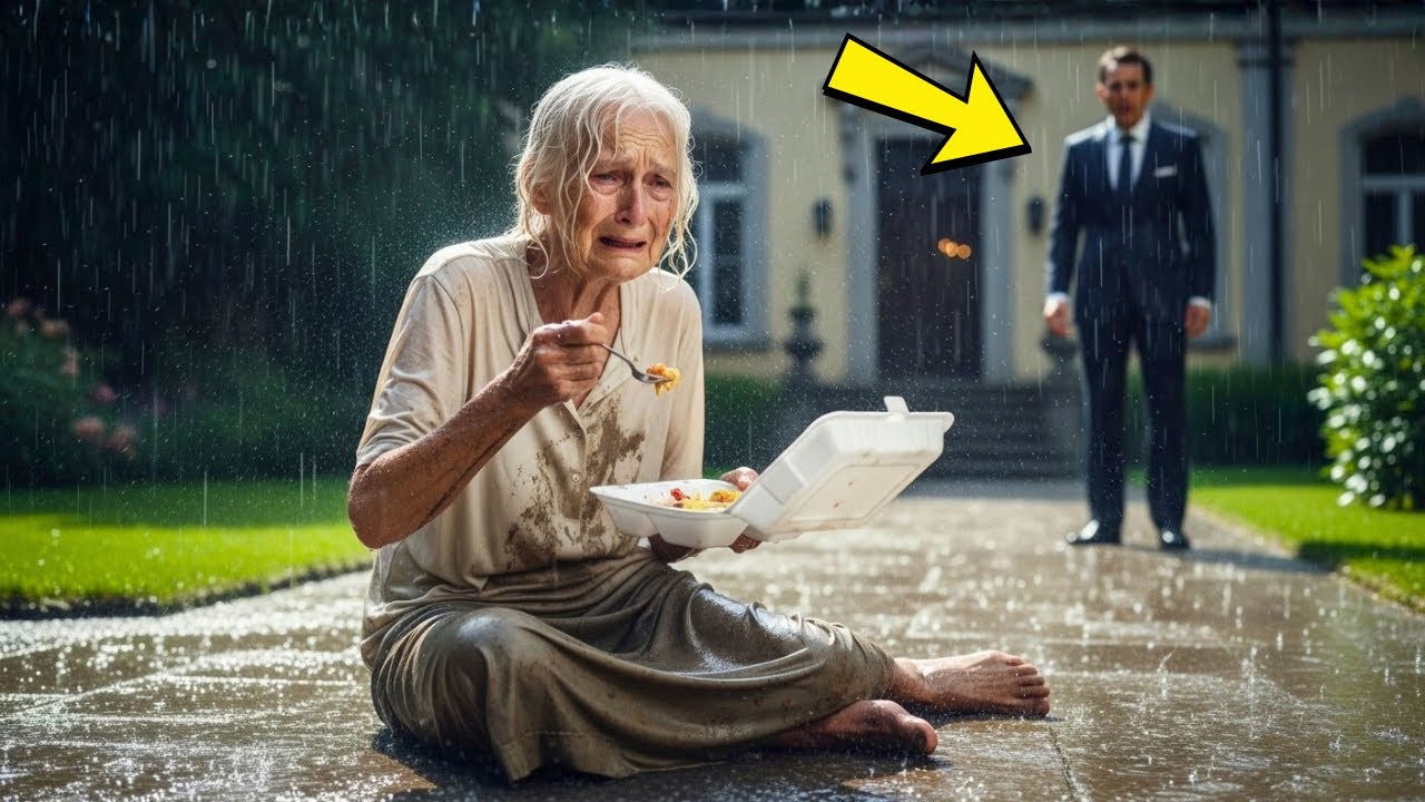 MILIONÁRIO ENCONTRA SUA MÃE COMENDO NA CHUVA… AO DESCOBRIR O MOTIVO, FICOU REVOLTADO!