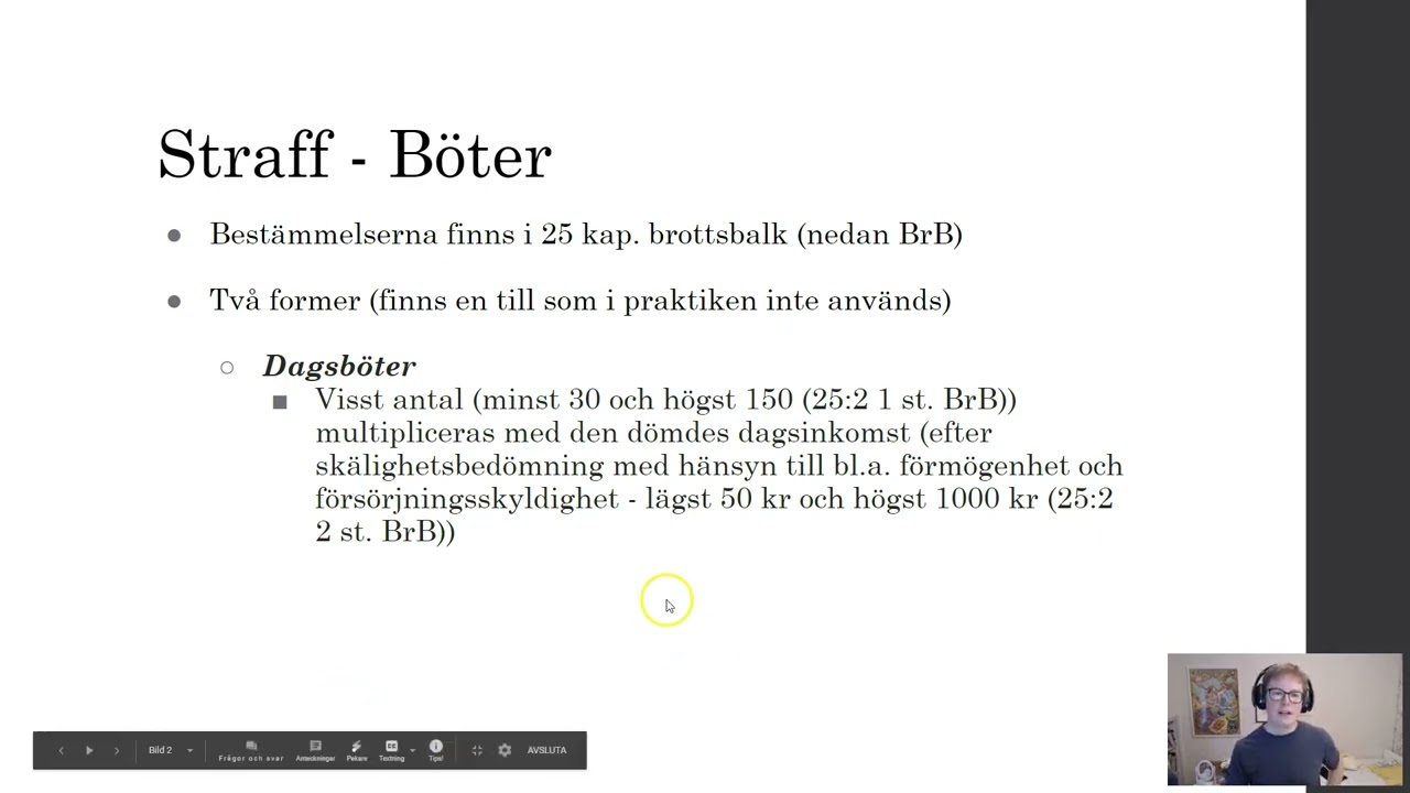 Straffr&auml;tt - Del 7.1 - B&ouml;ter