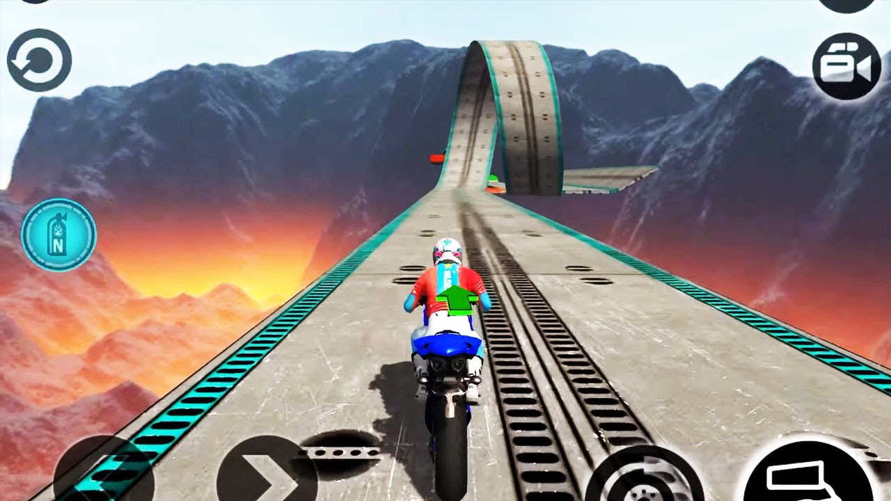 Impossible Motor Bike Tracks 3D - Gameplay Walkthrough (iOS, Android)