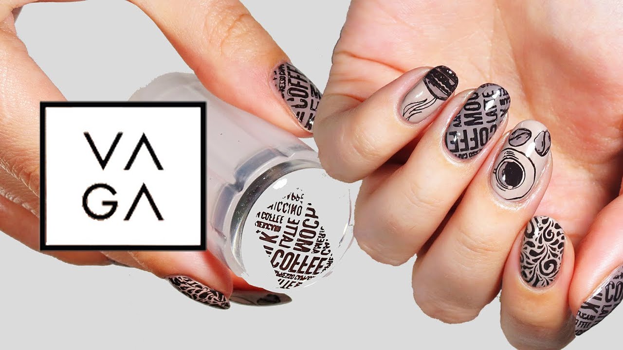 VAGA "Coffee" stamping plate COLOR COLLECTION // Brown