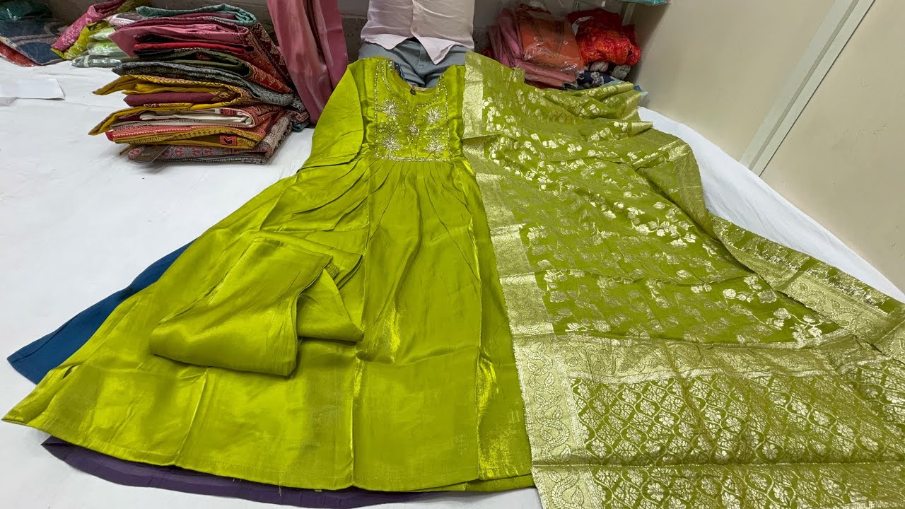 Chickpet Bangalore wholesale Designer Umbrella Kurtis &  partywear Kurti sets single piece available