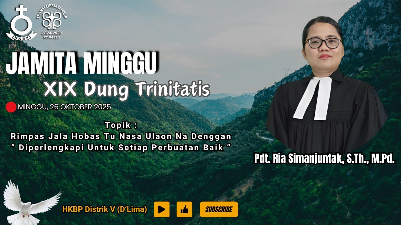 Jamita Minggu | 2 Timoteus 3 : 10 - 17 | Minggu, 26 Oktober 2025