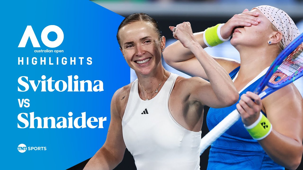 Elina Svitolina vs Diana Shnaider | Round Three | Australian Open 2026 Highlights 🇦🇺