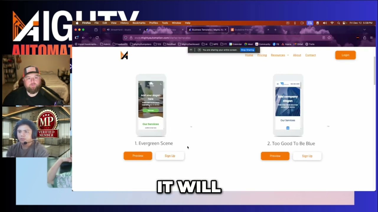 All-In-One Website Builder for Small Businesses | Mighty Websites