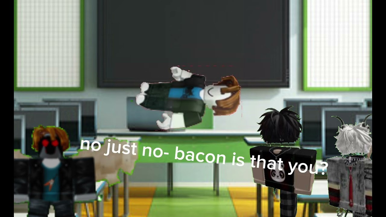 if I & bacon where in a gay love Roblox story (read description)