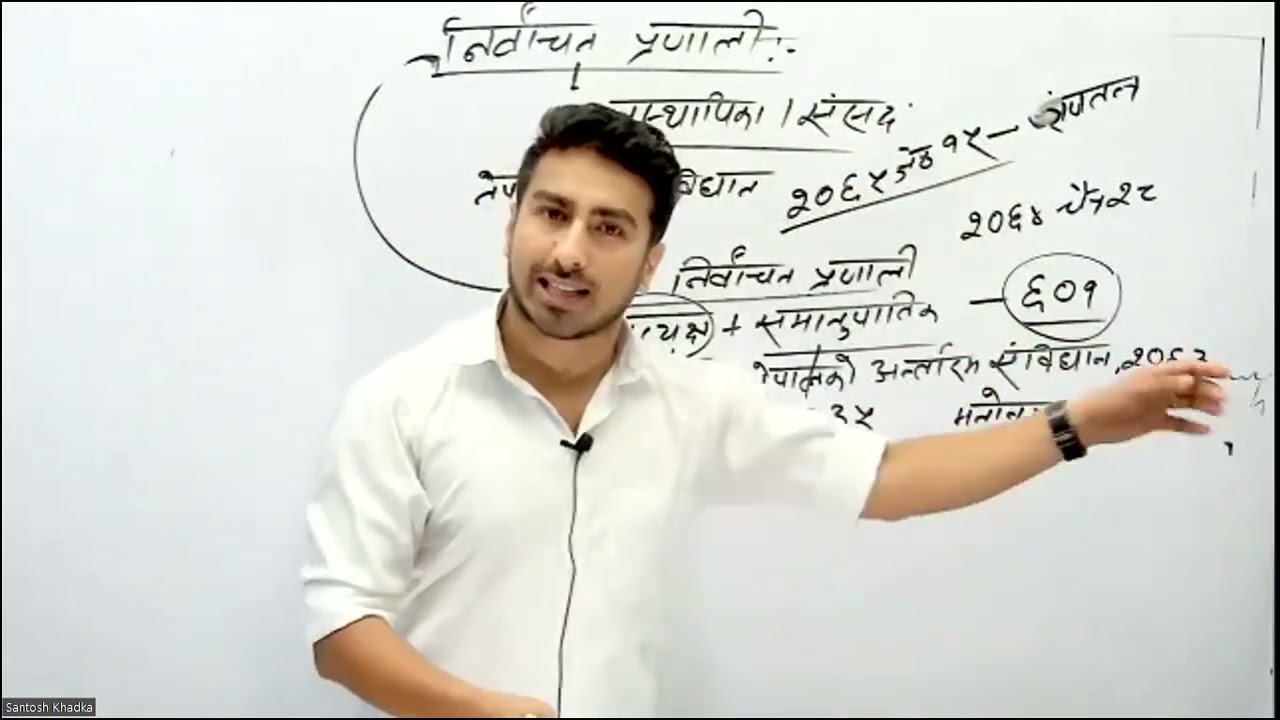 election system in Nepal part 1 by Santosh Khadka