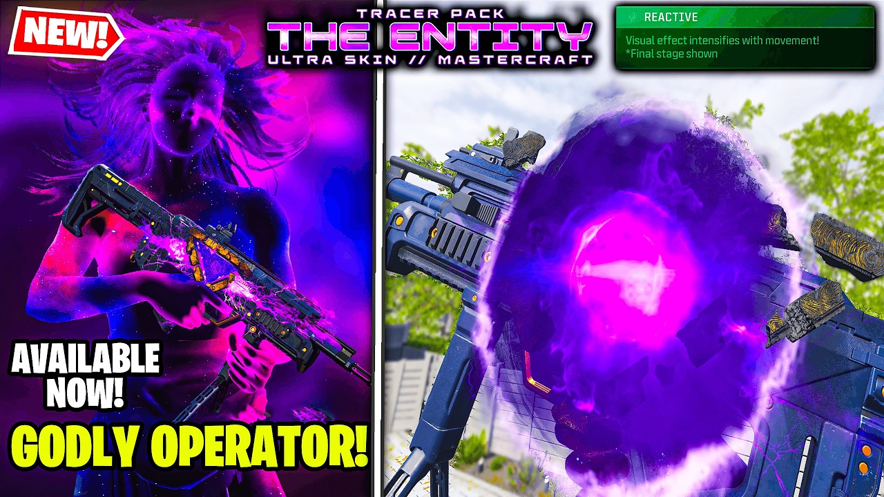 NEW Tracer Pack THE ENTITY Ultra Skin MASTERCRAFT Bundle in WARZONE MW3 🌌 (Secret Inspect)