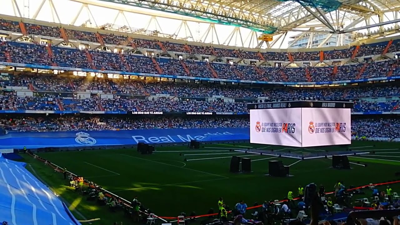 Himno del Real Madrid C.F. - RETRANSMISION FINAL UCL 2022 (vs Liverpool) [2022-05-28]