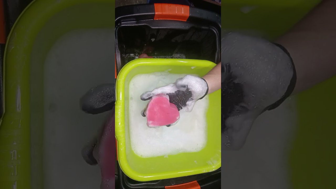 ASMR Valentine’s Special 💖 Foam & Heart Sponges