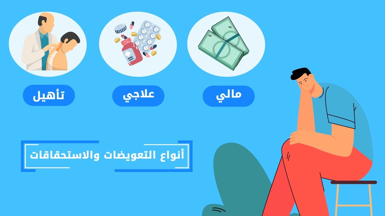اصابات العمل ,نسبة التعويضات , لجنة الطب المهني للعجز الطبي 1... Work Injuries, Compensation