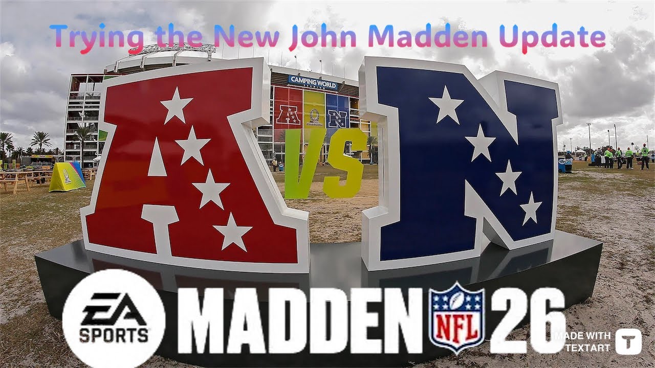 I tried the new John Madden Game Mode (AFC VS NFC) Full Game 