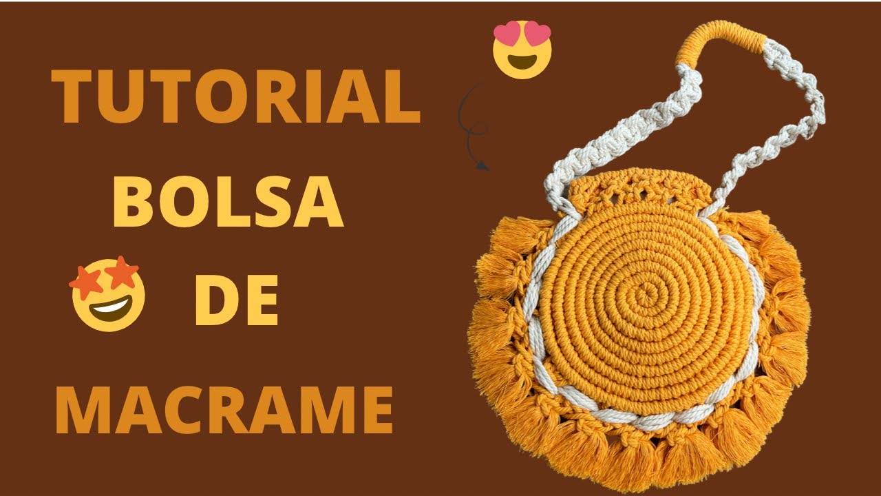 Tutorial: Como Fazer uma Bolsa Redonda de Macrame Passo a Passo
