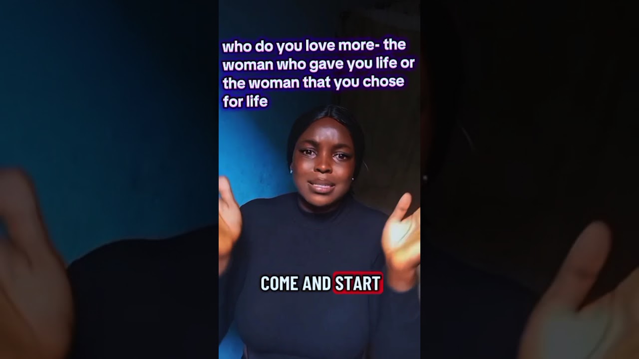 Who do you love most ? Mom or wife #motherinlaw # daughter-in-law #whodoyoulovemost #viral 