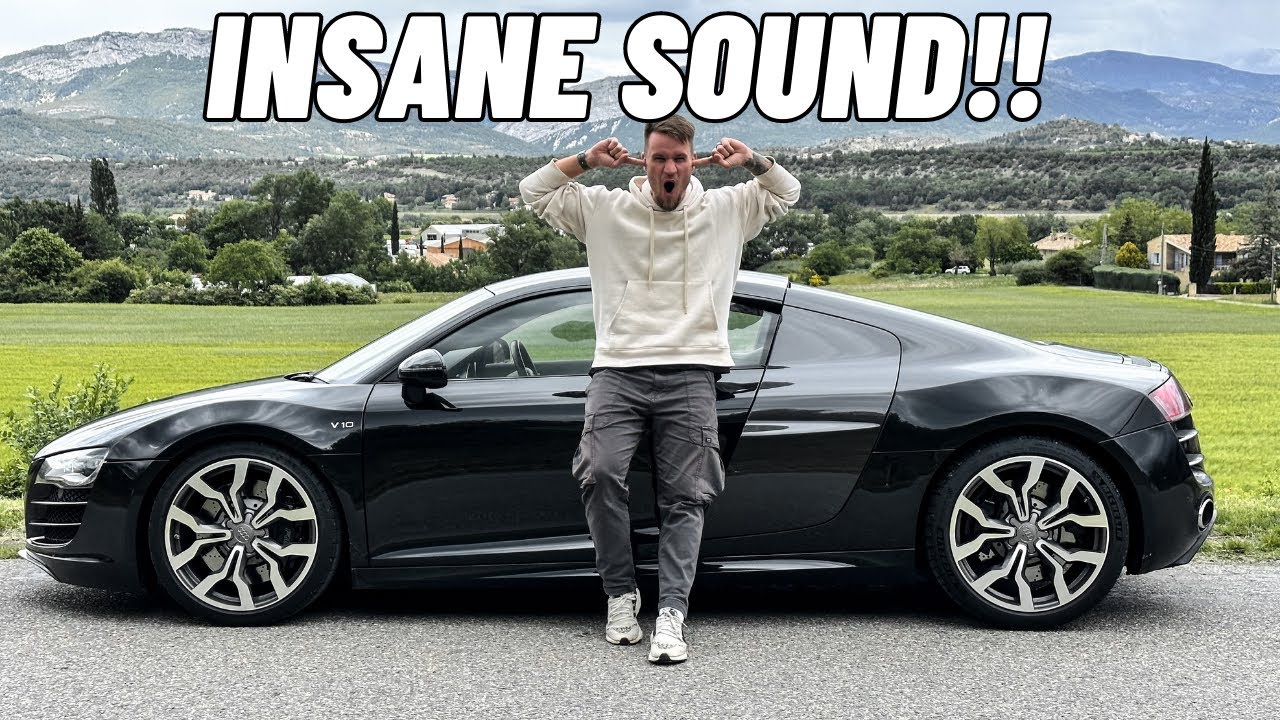 МОЙ БЕЗУМНЫЙ AUDI R8 V10 С ПРЯМЫМ ВЫПУСКОМ | Выхлоп Quicksilver!!