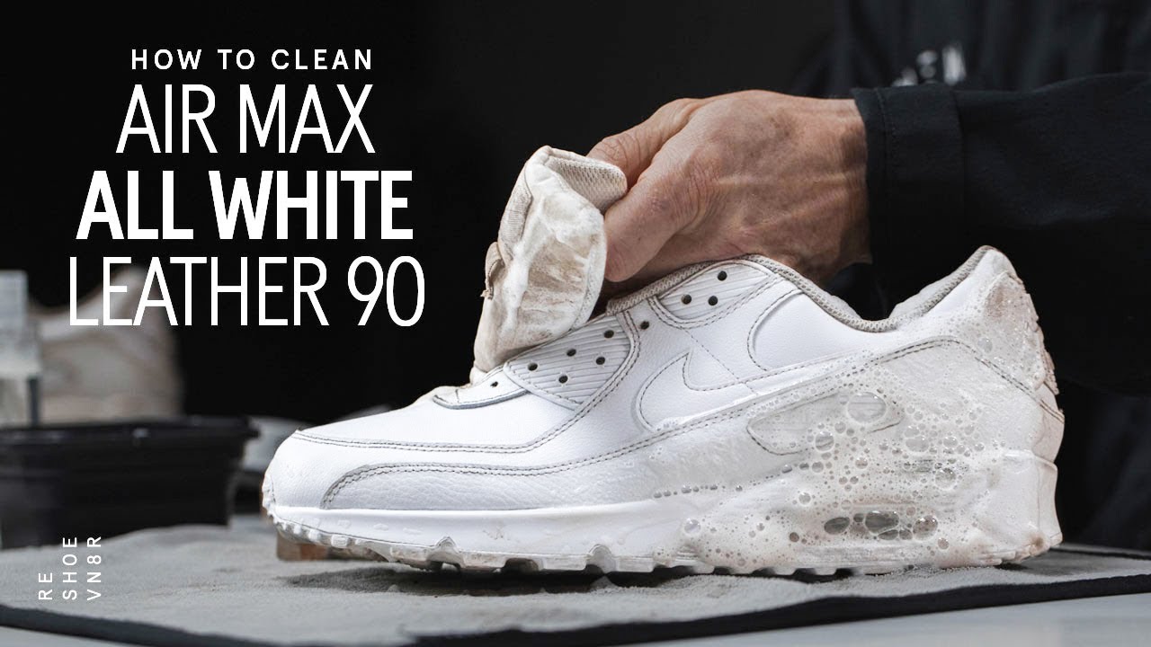 Jak czyścić białe Nike Air Max 90 za pomocą Reshoevn8r