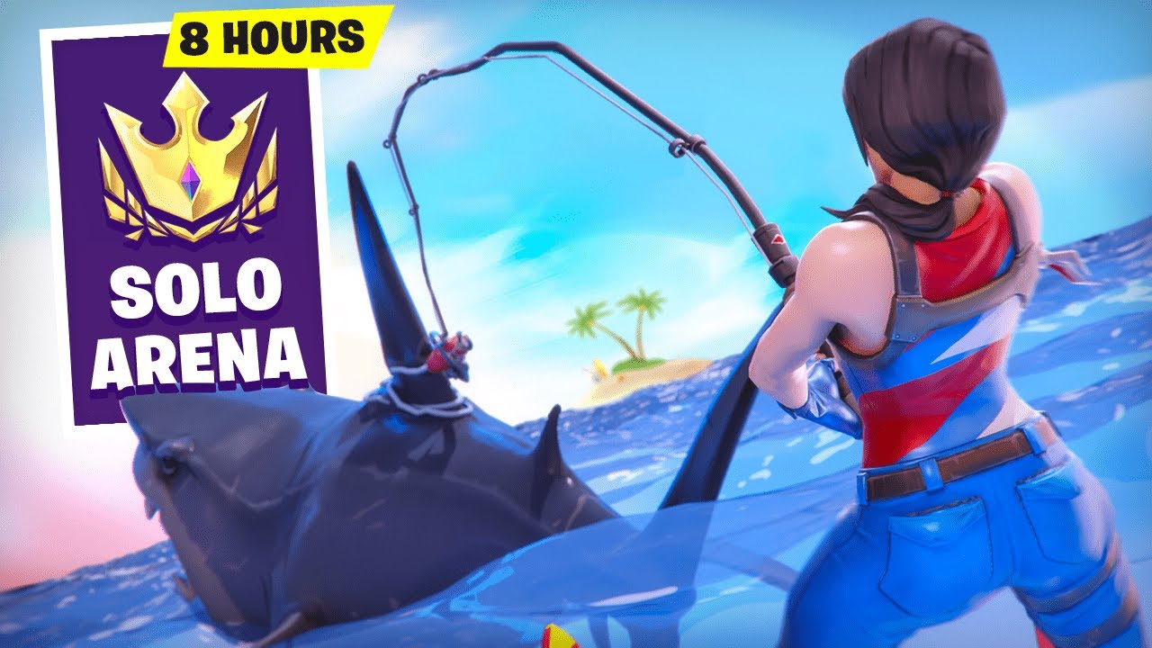 Playing Arena for 8 Hours STRAIGHT in Season 3! (Fortnite Battle Royale)