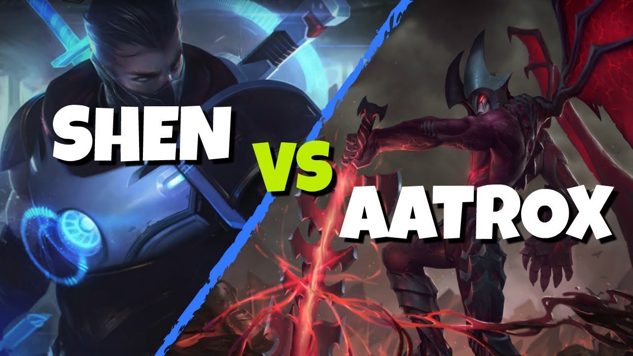 PTA/SHREDDER Shen vs Aatrox, Not Even Fair! League of Legends