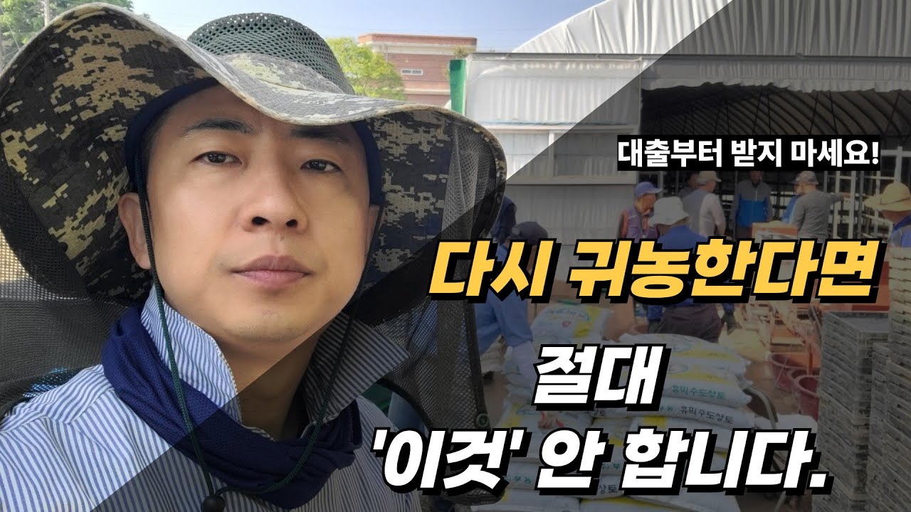 '나도 귀농이나 해볼까?' 이렇게 생각하고 계시나요? 귀농 4년 차의 현실 조언. 귀농으로 실패하지 않으려면 반드시 알아야 합니다.