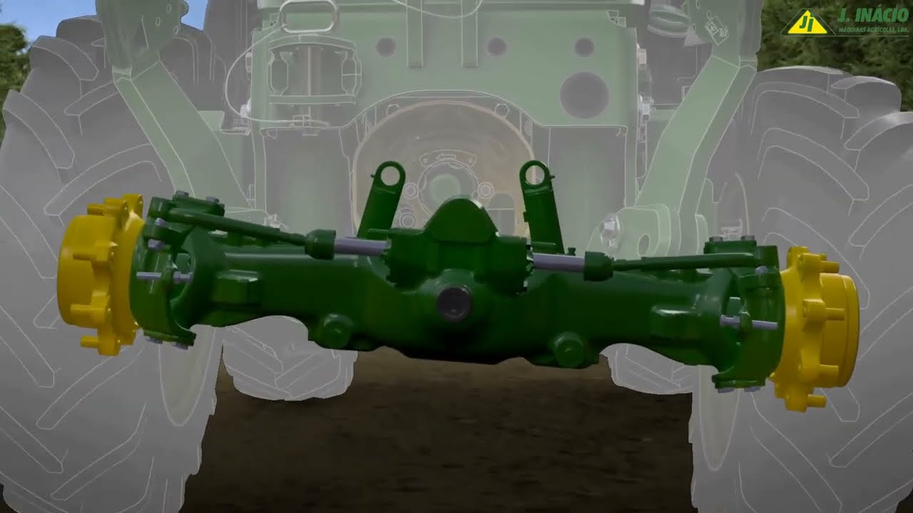 Trator John Deere 5G - Eixo Dianteiro Suspenso