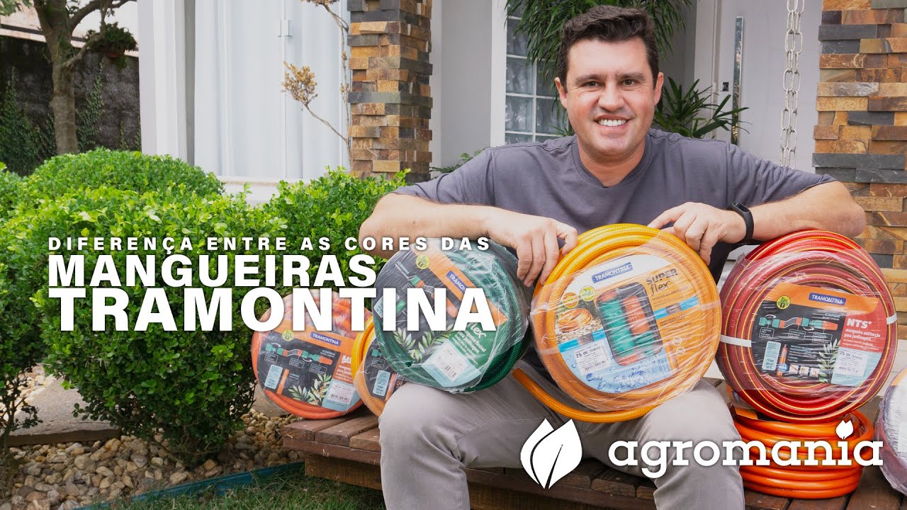 Mangueira de Jardim  TRAMONTINA conheça a diferença entre as cores