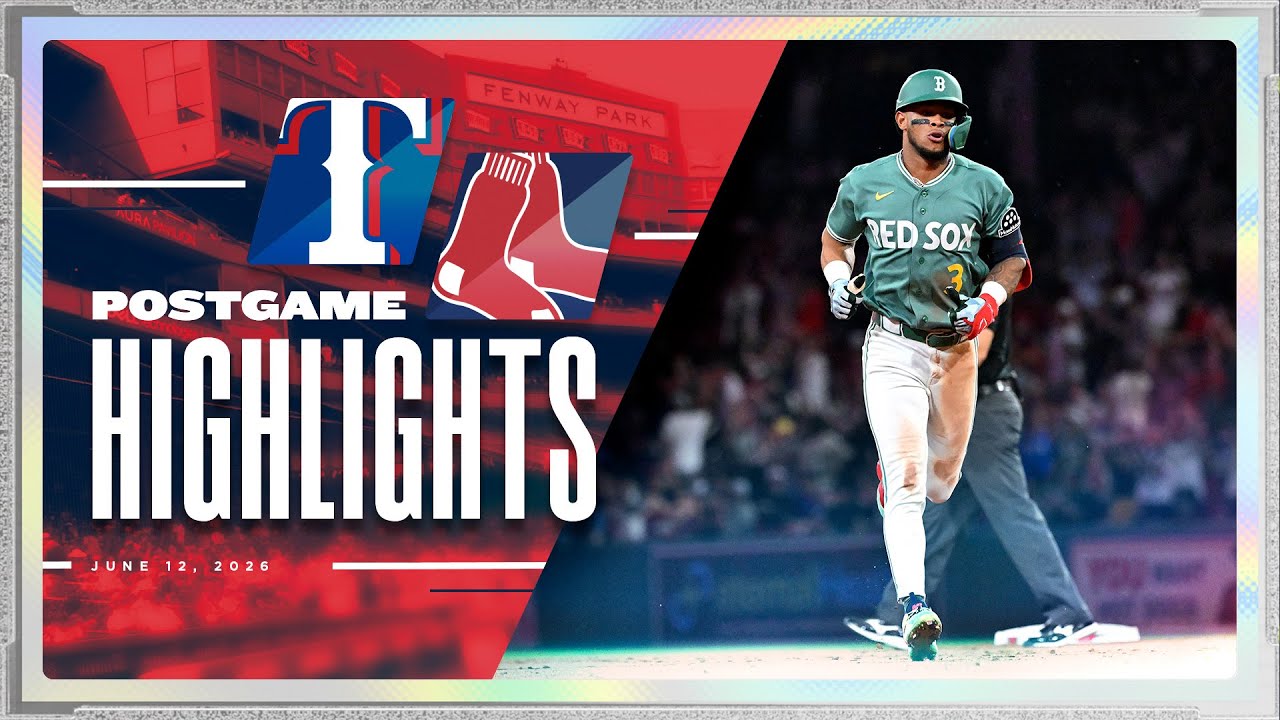 ЛУЧШИЕ МОМЕНТЫ RED SOX: Red Sox против Rangers &mdash; биты Red Sox &laquo;раскалились&raquo; в пятом иннинге