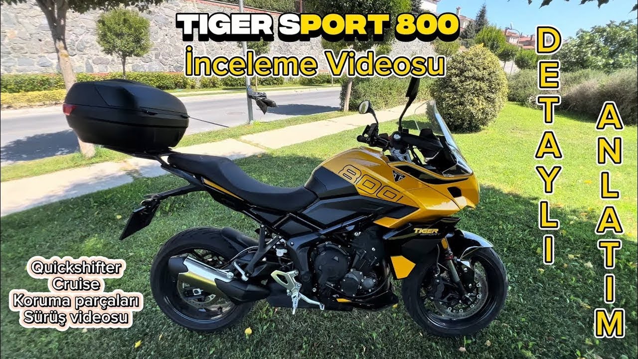 Tiger Sport 800 İlk Türkçe İnceleme! 🏍️😱 | Tüm Özellikler & Sürüş Deneyimi 🚀