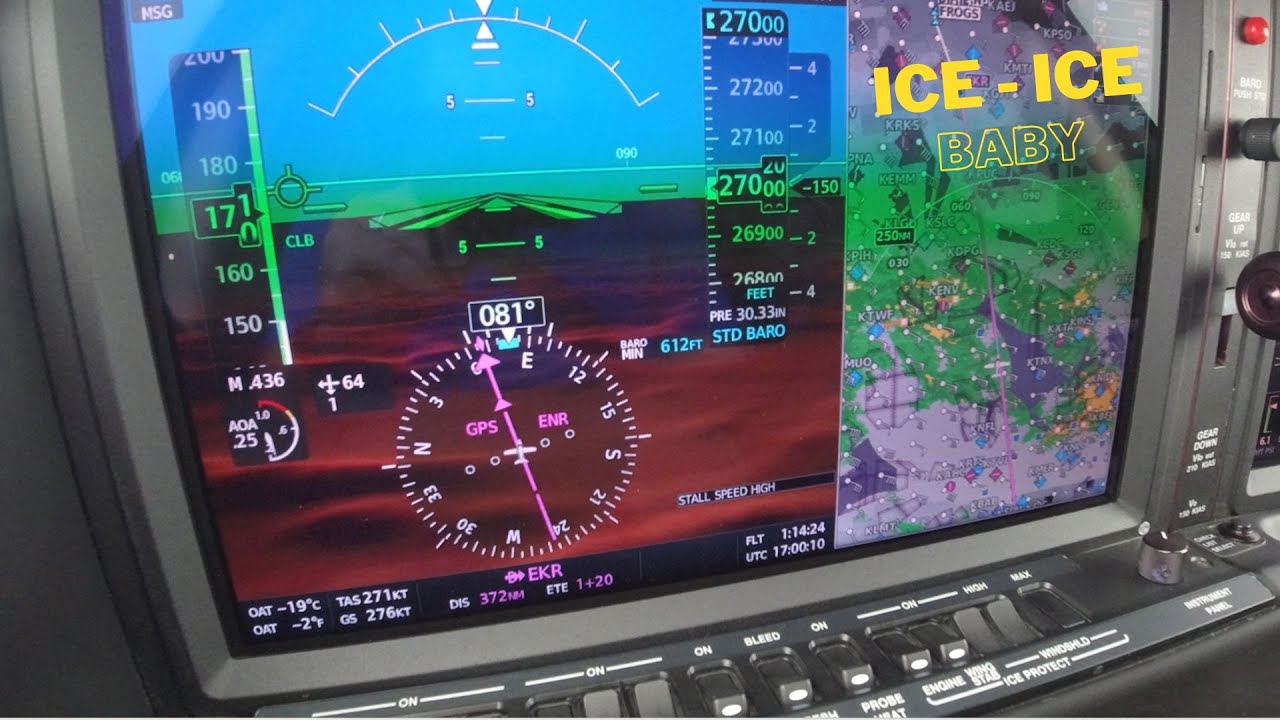 SF50 Vision Jet - Wing Stab Icing Protection System In Flight