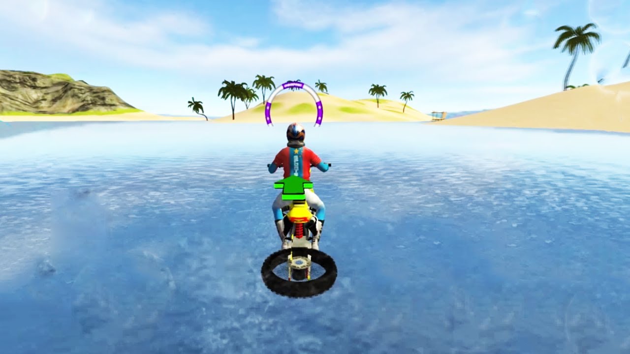 Water Surfer Car Floating Race - Android IOS GamePlay