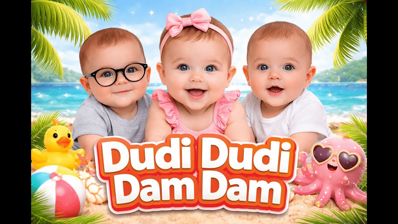 DUDI DUDI DAM DAM 😍 | Cute Baby Dance Song | AI Kids Rhyme