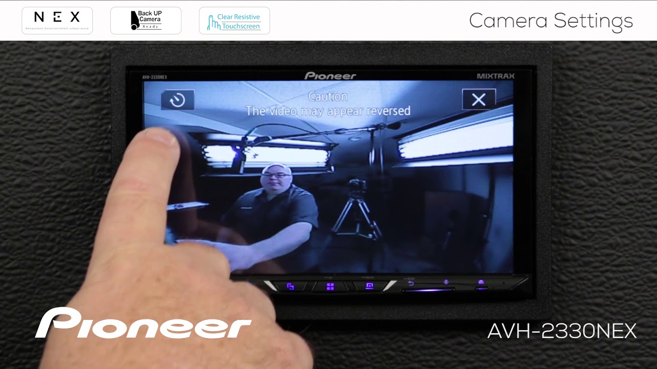 How To - Camera Settings on Pioneer AVH-NEX In Dash Receivers 2017