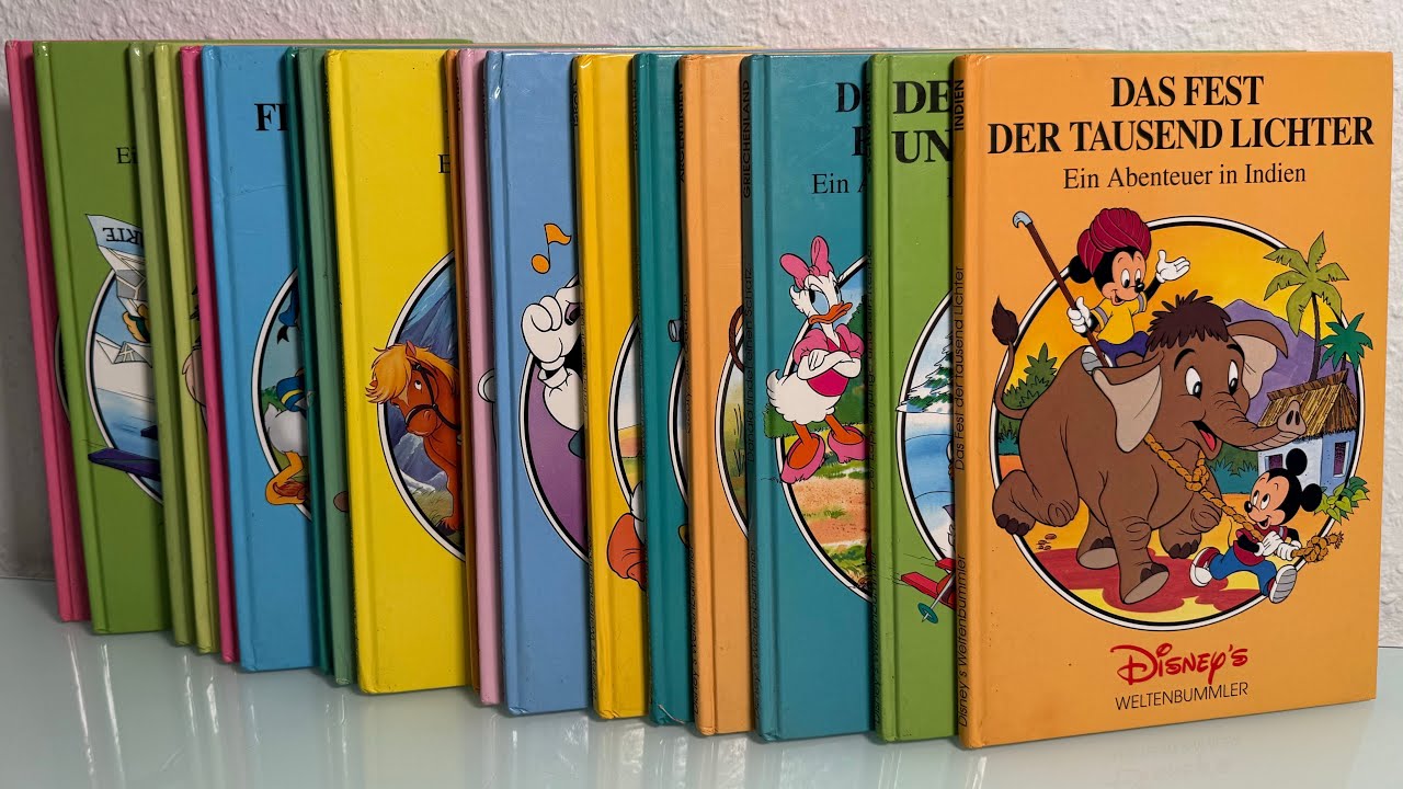 Disney's Weltenbummler Bücher der 90er