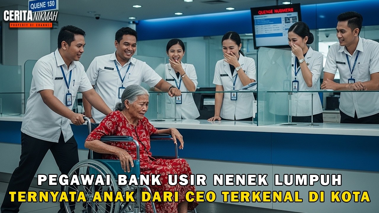 NASIB NENEK KAKI PALSU DIUSIR DARI BANK, TIBA-TIBA MOBIL MEWAH MENJEMPUTNYA