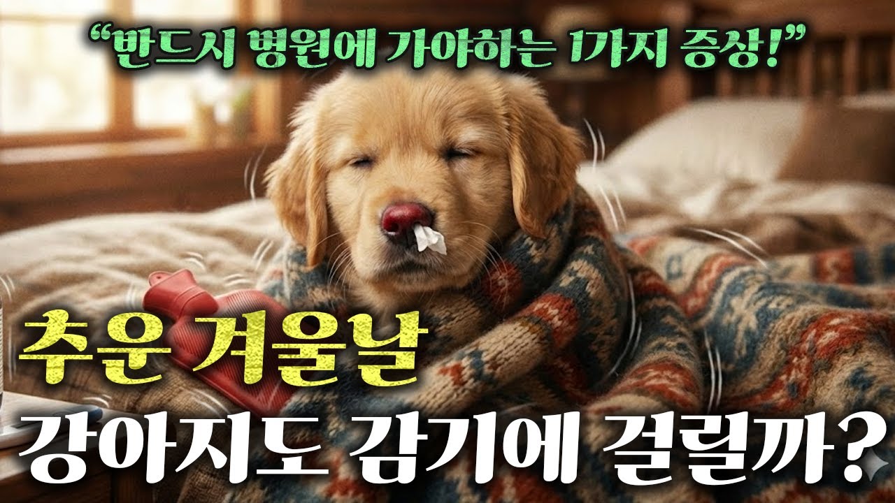 강아지가 감기에 걸렸을 때