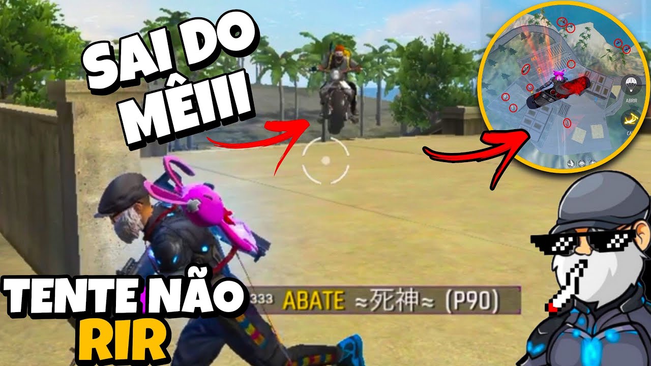TENTE NÃO RIR 😂😂😂 | Melhores Memes do FreeFire