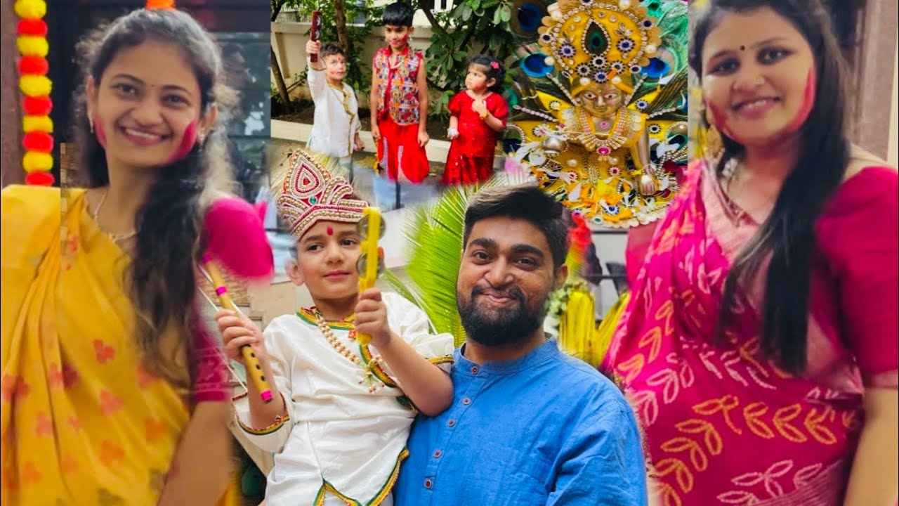 Janmashthami pe masti ke sath kiya sab decorations | family ke sath janmashthami bohot yaad aaye ga