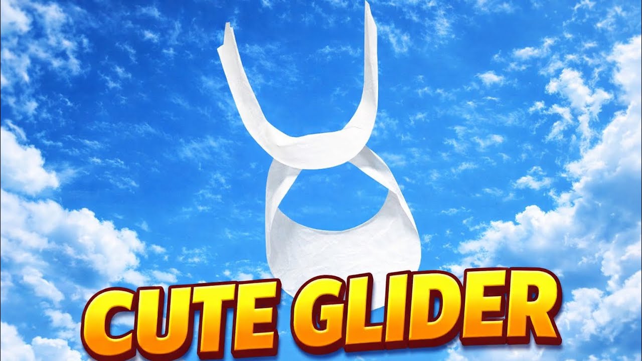 cute glider paper tutorial