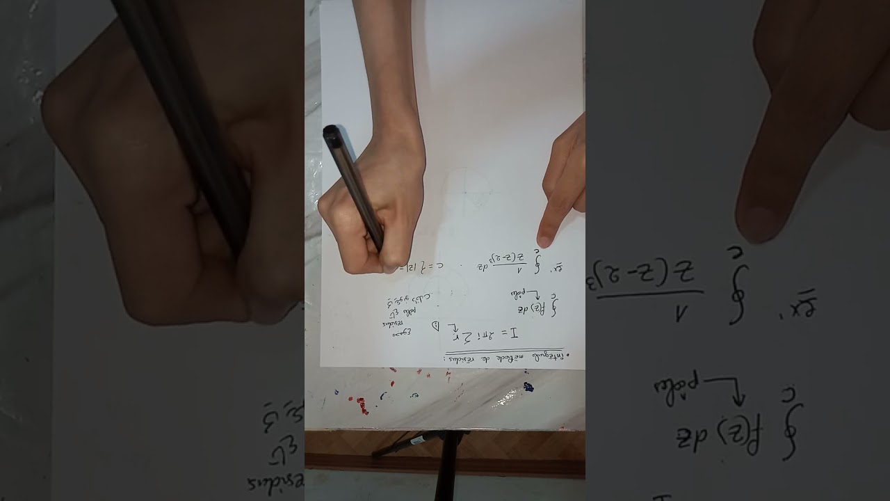 Math4 intégrale (méthode de résidus) partie 8