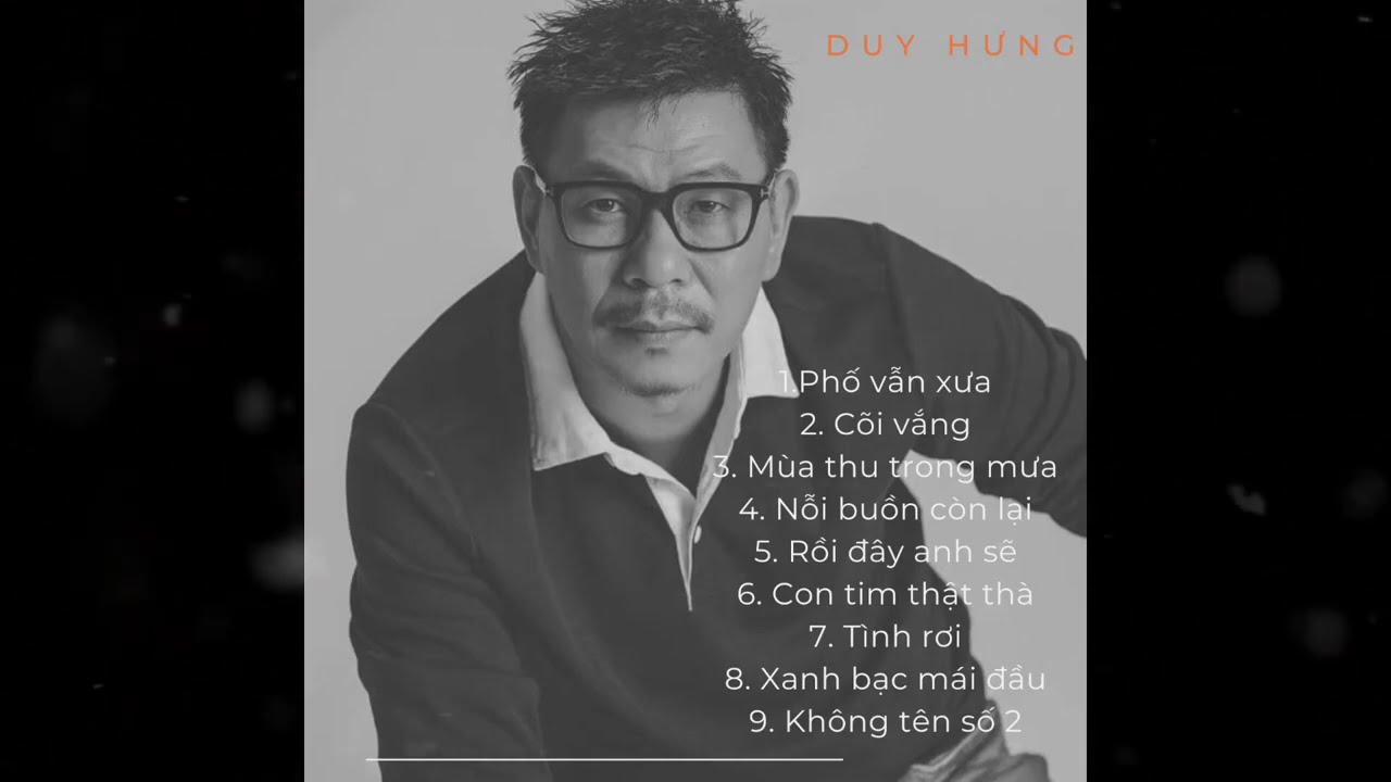 TUYỂN TẬP NHẠC TÌNH XƯA - DUY HƯNG | Phố Vẫn Xưa x Cõi Vắng x Mùa Thu Trong Mưa