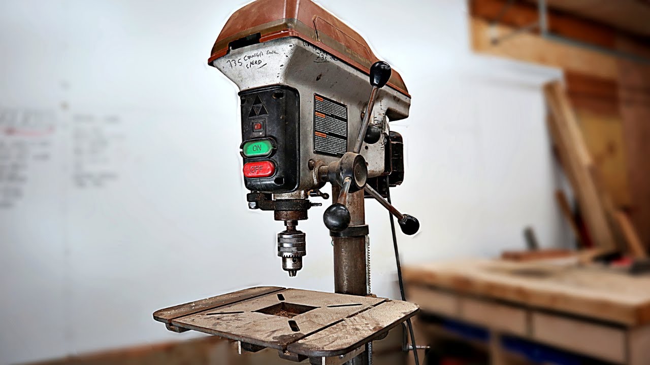 Rebuilding A TRASHED Drill Press