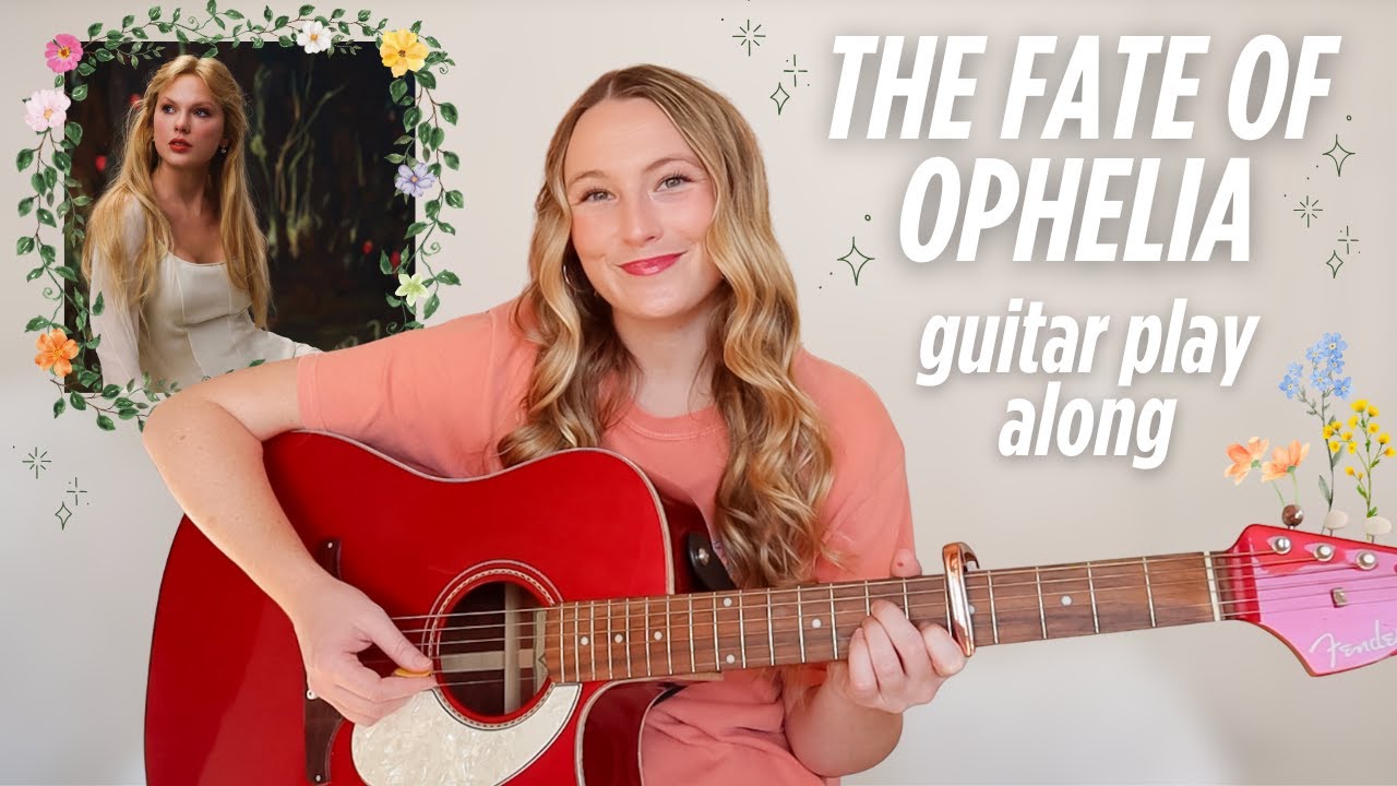 Taylor Swift The Fate of Ophelia Guitar Play Along EASY ❤️‍🔥 The Life of a Showgirl
