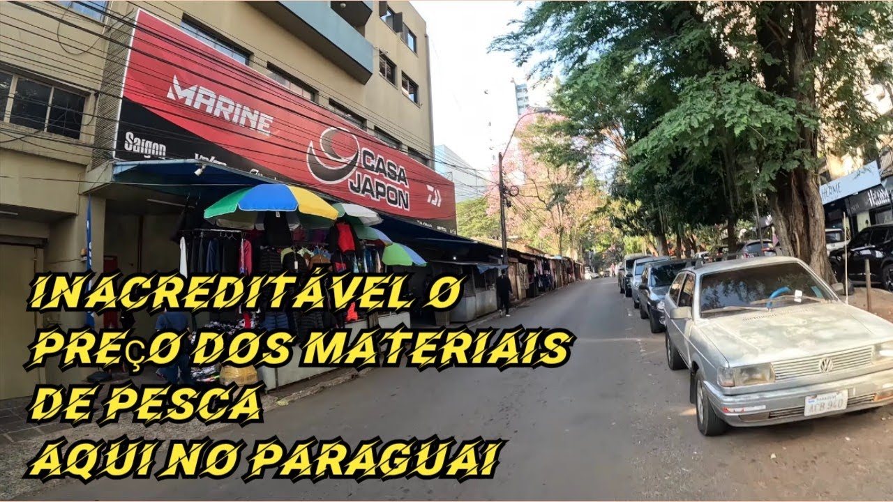 2025 NÃO COMPREM MATERIAIS DE PESCA AQUI NO PARAGUAI MARINE SPORTS???!!!