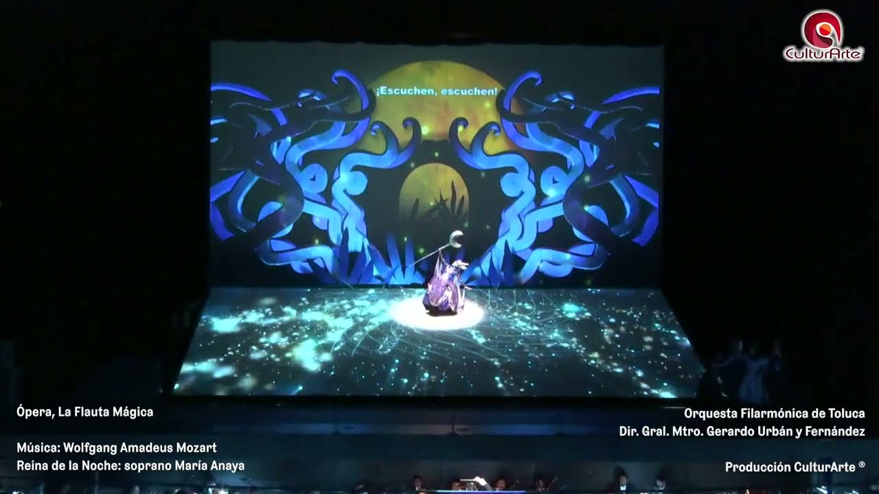 La Reina de la Noche, ópera La Flauta Mágica Orquesta Filarmónica de Toluca