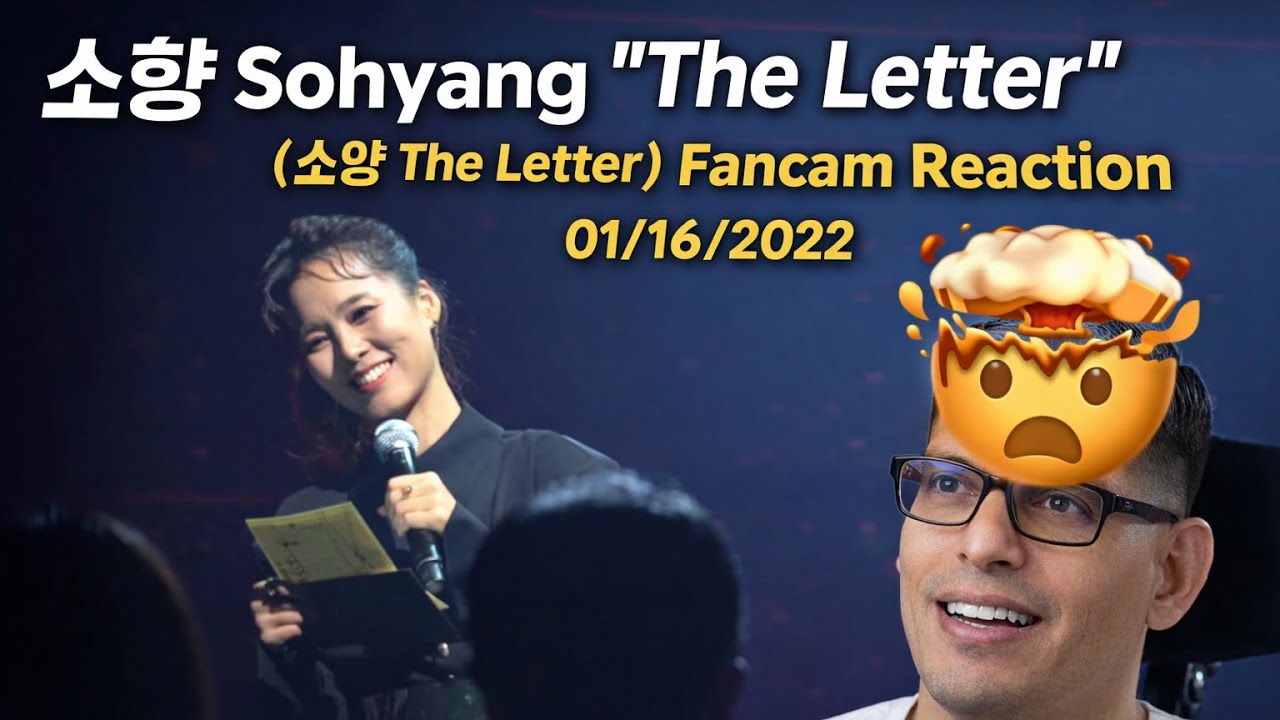 소향 Sohyang – ‘The Letter’ (편지) – Fancam Reaction – 01/16/2022. #sohyang #소향 #김소향 