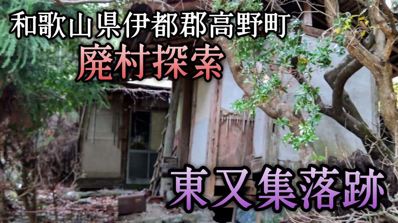 【東又集落】高野町の石垣だらけの廃村。 An abandoned village full of stone walls in Koya Town.