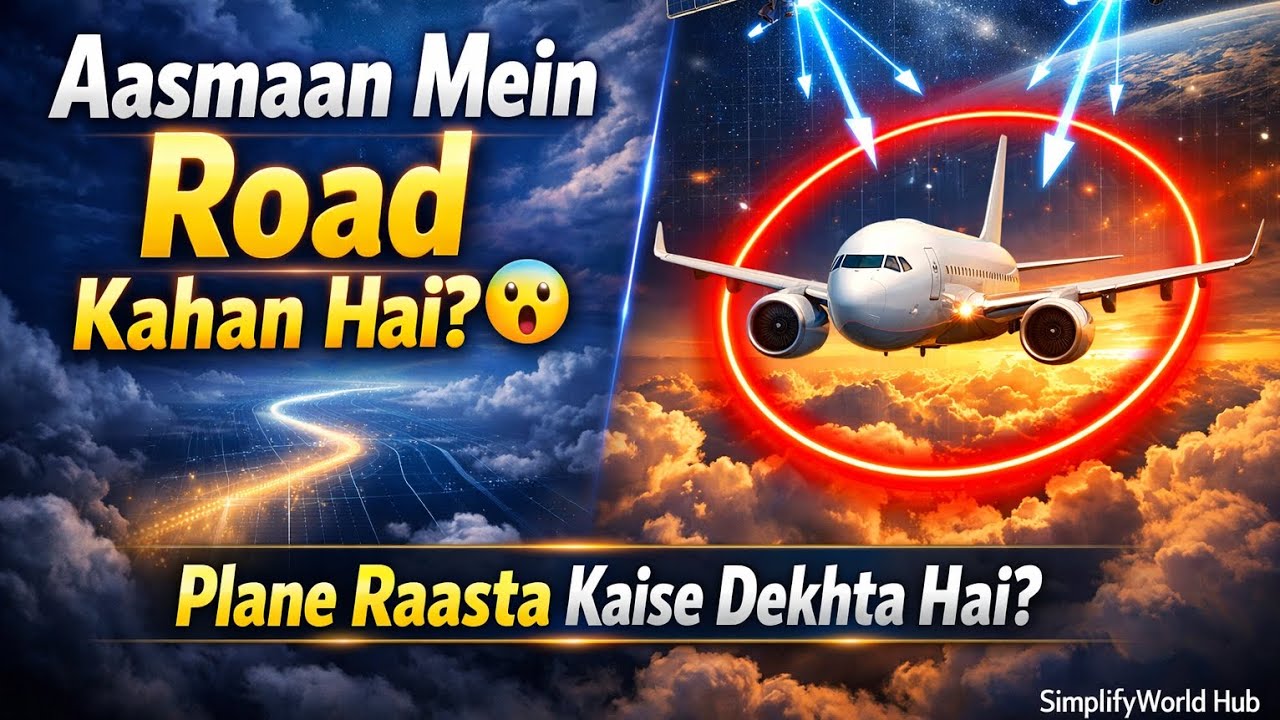 Aeroplane Aasmaan Mein Raasta Kaise Dekhta Hai? ✈️ | Past vs Present Aviation Science