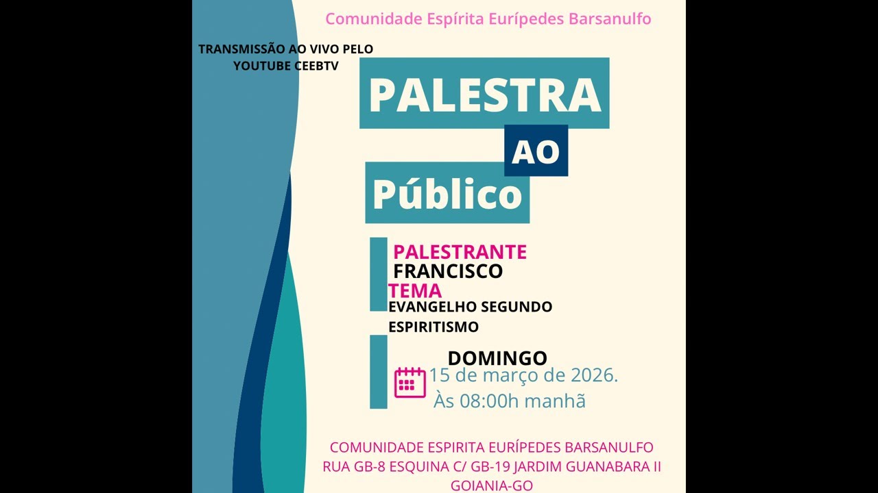 Palestra ao público