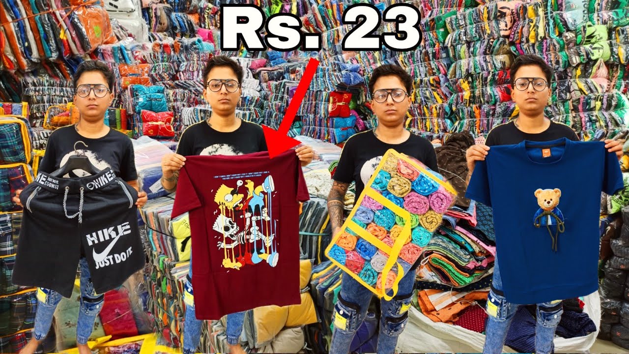 Biggest Tshirt, Shirt Wholesaler In Kolkata | BD Garments Wholesale Market | Sohoj Garments