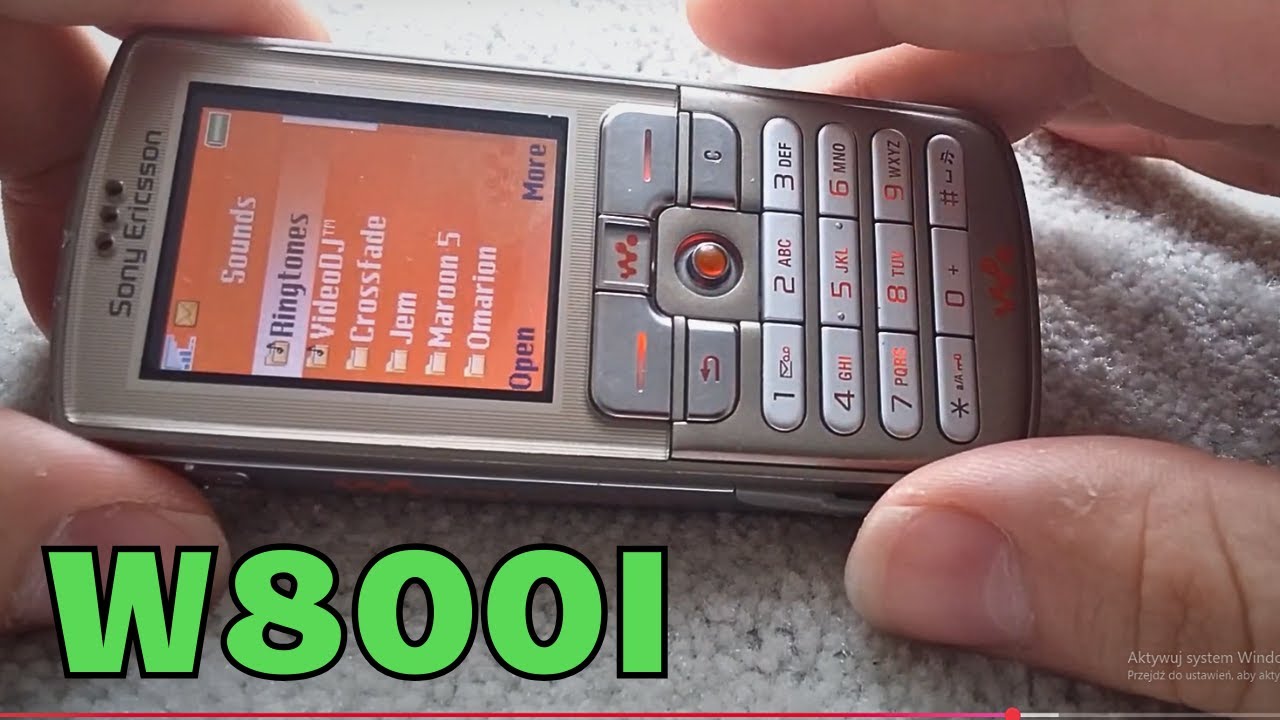 Обзор Sony Ericsson W800i / Рингтоны / Игры / Камера / Аккумулятор / Walkman
