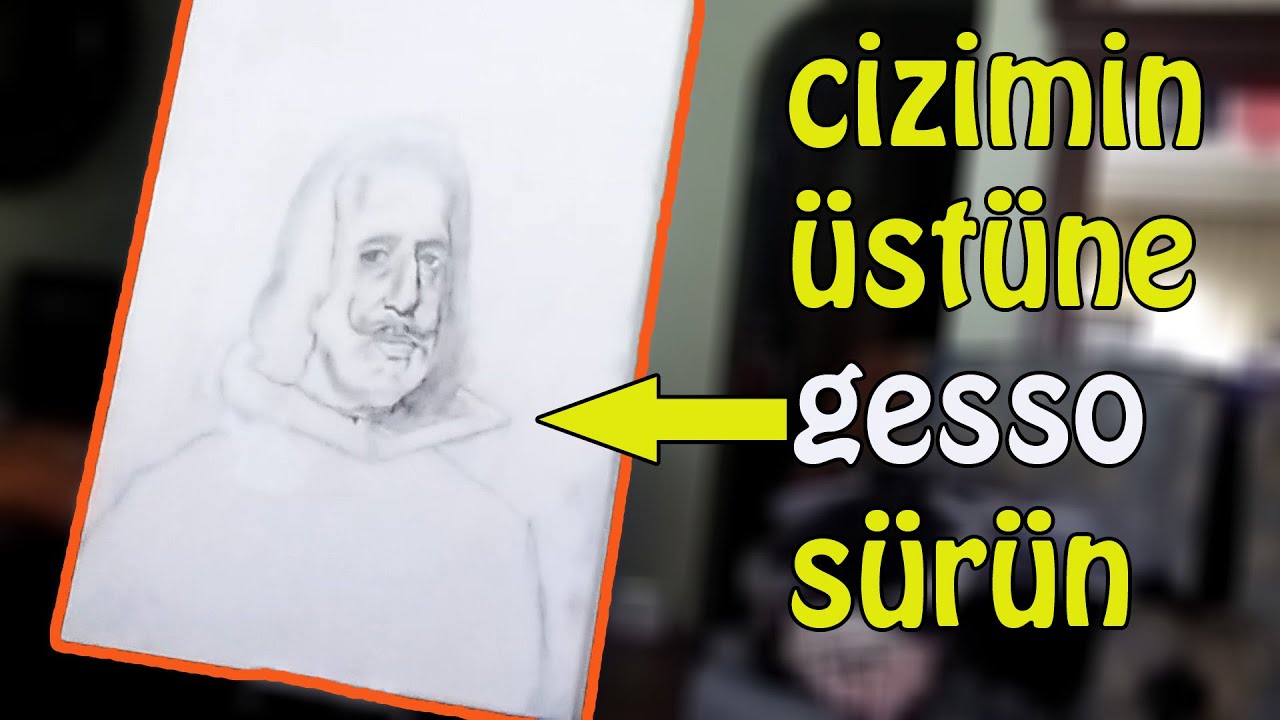 NEDEN BİTİRDİĞİNİZ ÇİZİM ÜZERİNE GESSO SÜRMEK ZORUNDASINIZ #sanattarihi #ressamlar #yağlıboya #vlog