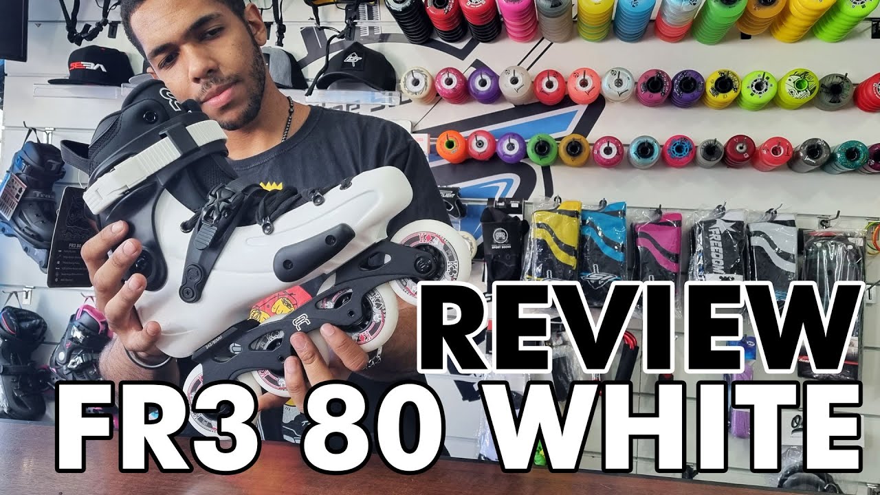 FR3 80 WHITE - UM PATINS VERSÁTIL